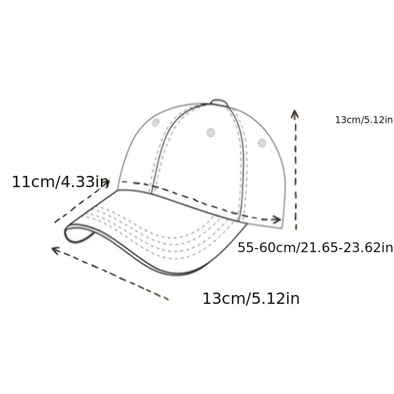 Hip Hop Wig Baseball Cap Adjustable Visor Hat Lightweight Breathable Sun Hat