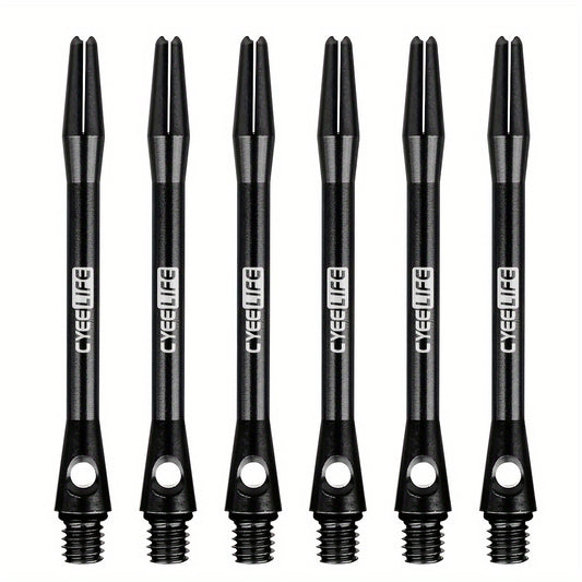 CyeeLife 6pcs 48mm Aluminium Dart Shafts Durable 2BA Dart Stems