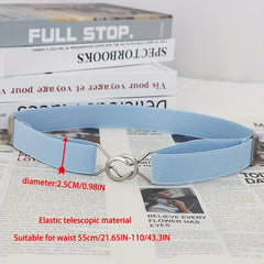 Adjustable Thin Belt for Girls Children School Uniform Pants