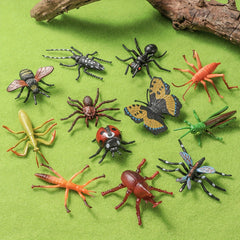 12pcs Realistic Insect Animals Model Set Educational Figurines Kids Toy