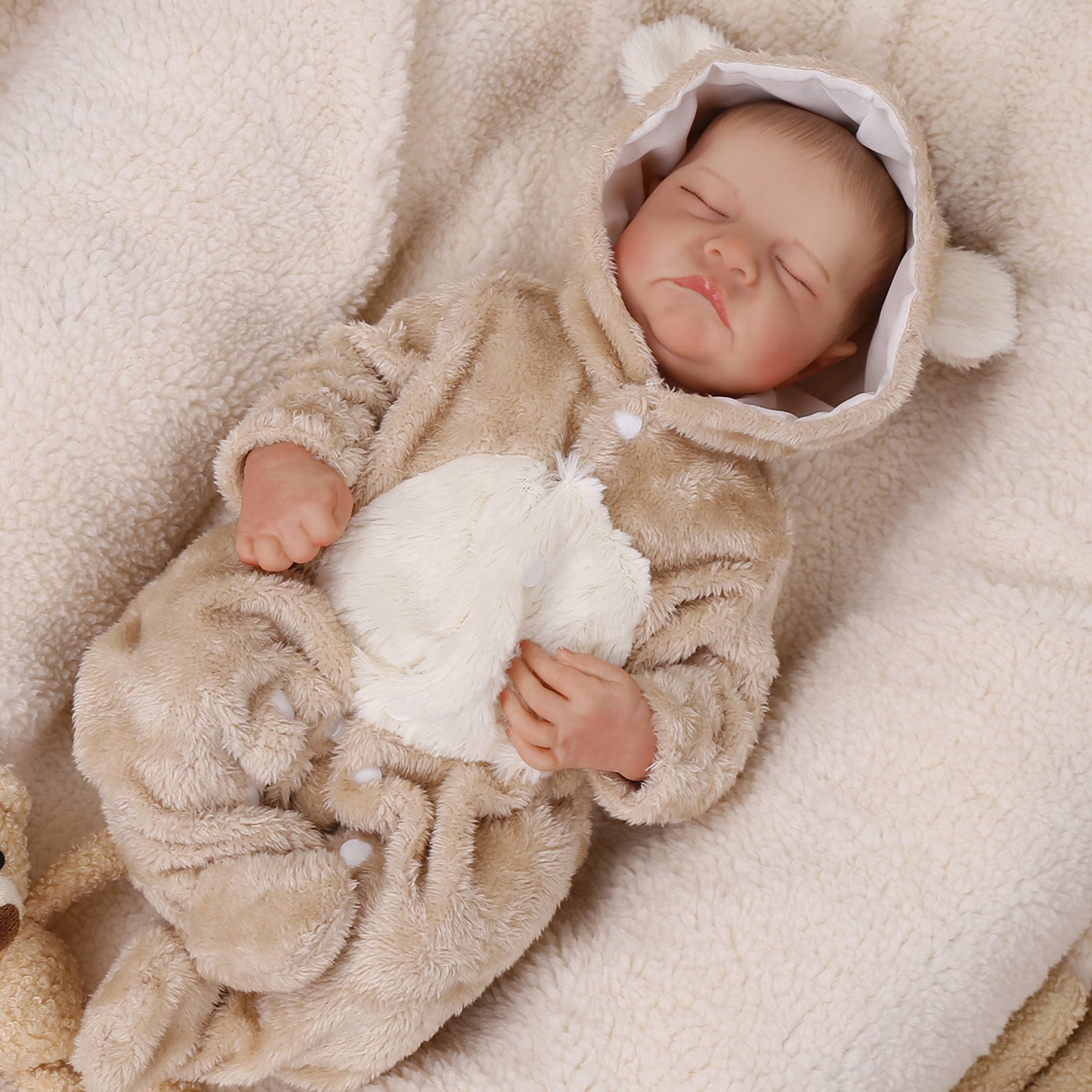 17 Inch Lifelike Reborn Baby Dolls Boys Soft Skin Realistic Newborn Baby Dolls