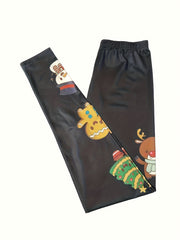 Christmas Casual Leggings Women's Graphic Print Leggings
