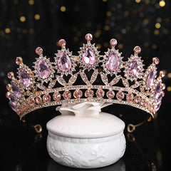Vintage Crystal Tiara Wedding Bridal Hair Accessories