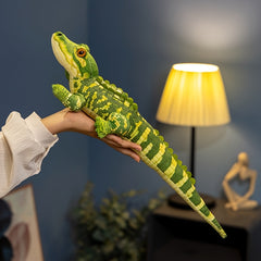 55in Crocodile Plush Toy Soft Stuffed Animal Doll for Halloween Easter C