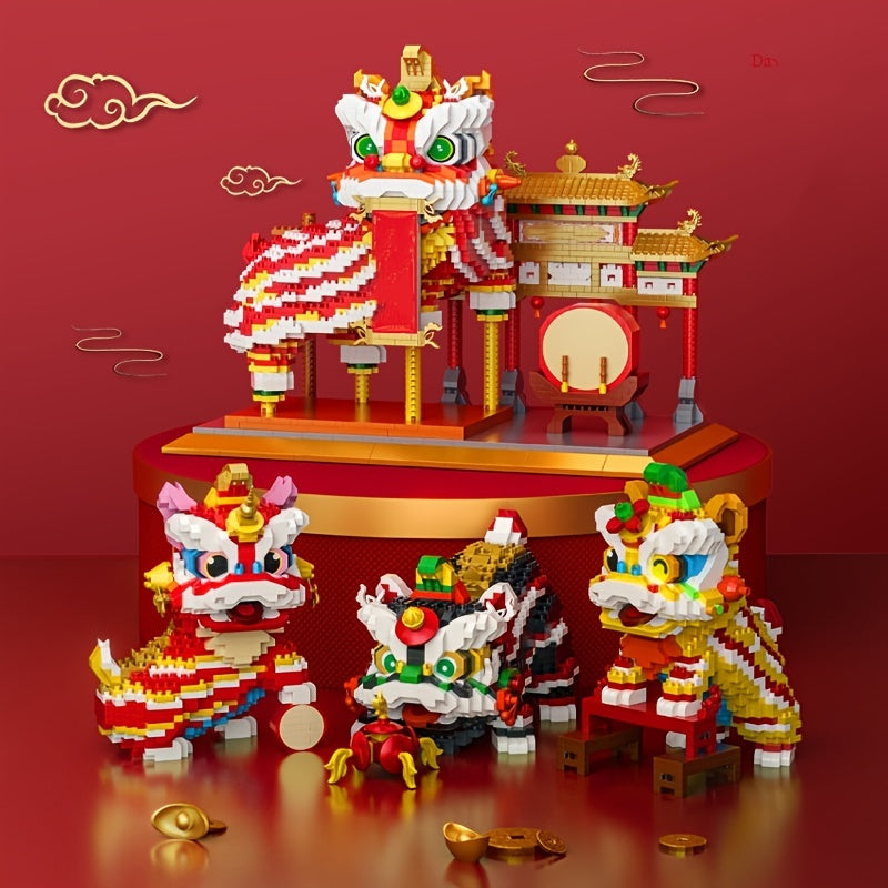 Lion Building Blocks Educational Toy
