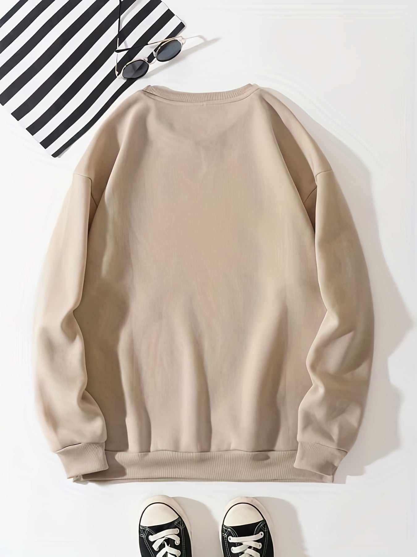 Los Angeles Long Sleeve Sweatshirt Crew Neck Casual Winter Fall Women's