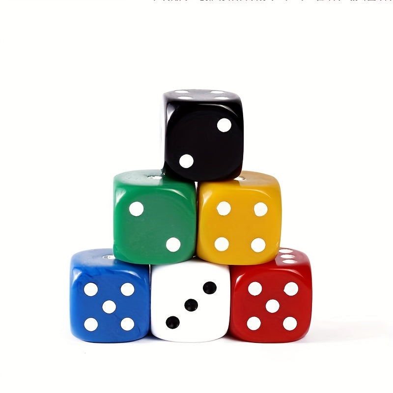 22mm Round Acrylic Dice 6 Colors Game Dice Halloween Party Supplies
