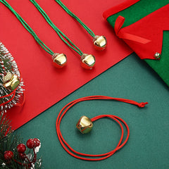 24pcs Christmas Bell Necklace Holiday Party Decoration