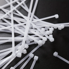 100pcs Waterproof Nylon Tie for Wire Management Home Office Garden