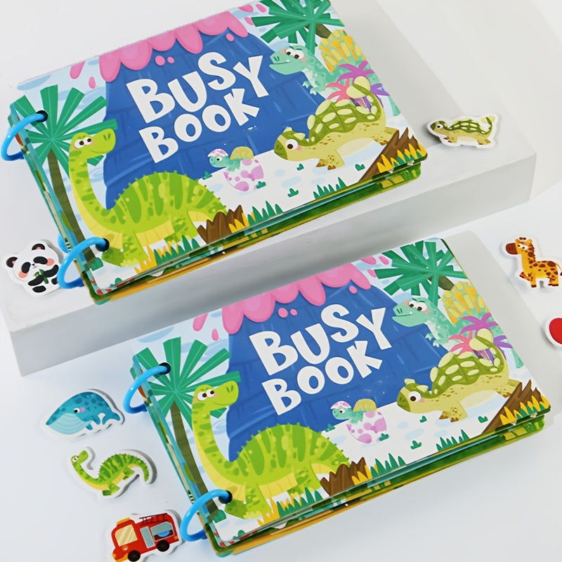 Interactive Busy Book Educational Sensory Activity Flash Cards