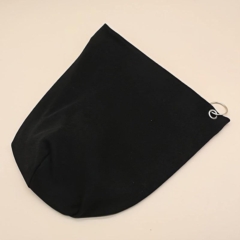 Metal Ring Slouchy Beanie Hat