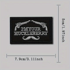 Huckleberry Embroidered Morale Patch for Caps Vests Backpacks