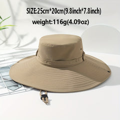 Fashionable Pure Rope Big Brim Hat Outdoor Sun Protection Fisherman Hat
