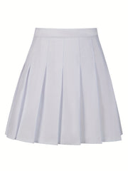Girls Tennis Skirt High Waisted Athletic Golf Skorts With Shorts