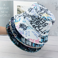 Harajuku Fisherman Hat Graffiti Version Summer Sunshade Hat