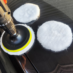 5pcs Wool Polishing Sponge Floor Waxing Car Boat Glass Cleaning Sponge