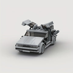 Back to the Future Delorean Time Machine Model Building Blocks Set