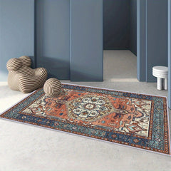 Boho Carpet Floor Mat Ethnic Style Persian Carpet 80 120 Polyester Rectangle Rug