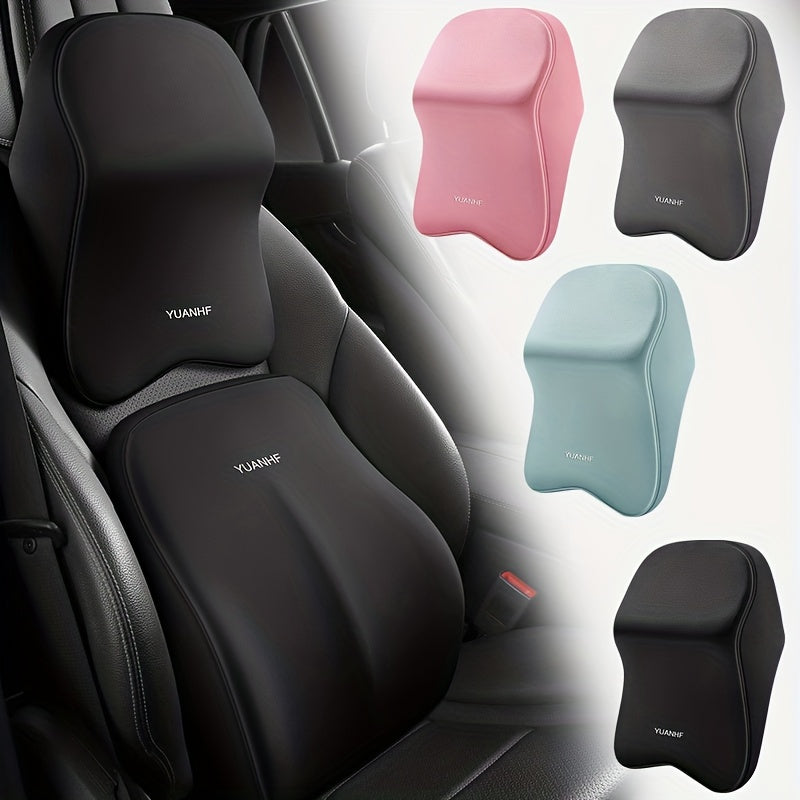 Memory Foam Car Neck Pillow Waist Cushion for Driving Auto Headrest