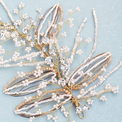 Beaded Rhinestone Wedding Hair Band Headband Bridal Hair Accessory