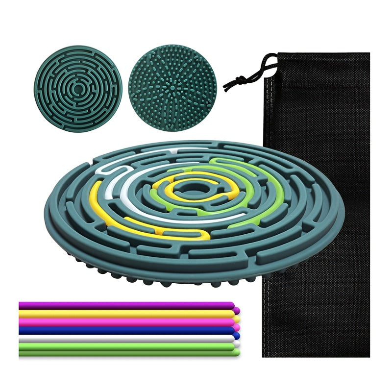Colorful Silicone Sensory Decompression Board Toy