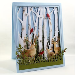 1pc 3 Deers Metal Cutting Dies Stencil for Card Making DIY Scrapbooking