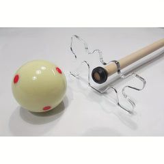 Acrylic Transparent Bridge Head Detachable Billiards Cue Bridge Head