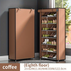 1pc Dustproof Shoe Rack Economical Household layer Shoe Cabinet Dormitory Shoe