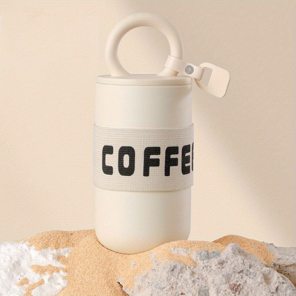1pcc Leak Proof Stainless Steel Vacuum Cup Portable On the Go Drinking