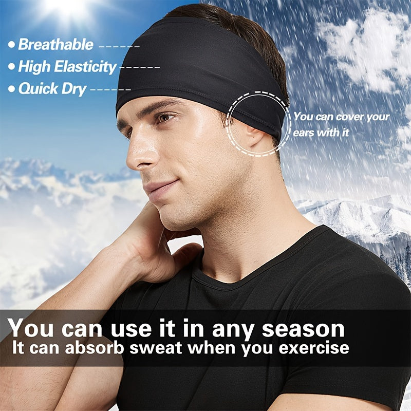 5pcs Quick Drying Yoga Sweat Headband for Fitness Running