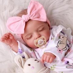 BABESIDE 20 Reborn Baby Doll with Fabric Body & Vinyl Limbs
