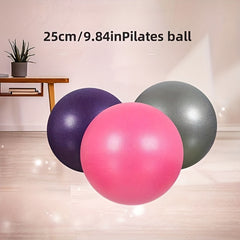 9.84in Pilates Ball Thickened Mini Fitness Ball Gymnastics Ball