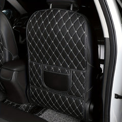 Car Backseat Kick Mats Front Seat Protector Car Storage Bag Caddy