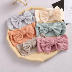 Adorable Baby Girls Bow Hairband Soft Headband Hair Accessories