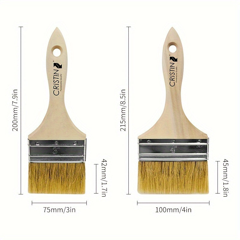 Cristin Easypro Paintbrush 100 Bristle Soft Handle Brush