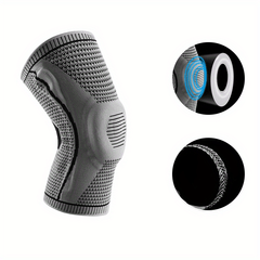 1pc Sports Cycling Silicone Knee Leg Sleeve Protective Gear