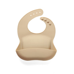 1pc 30cm Silicone Bib Anti-fouling Foldable Soft Baby Feeding Bib