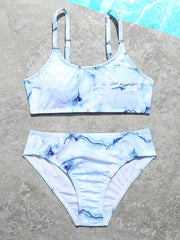 Girls 2pcs Bikini Swimsuit Set Top Comfy Bathing Suit Summer Gift