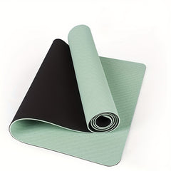 Widened TPE Yoga Mat Portable Soft Fitness Mat 183x66x0.6in