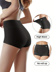 4pcs Letter Print High Waist Panties Women's Lingerie & Underwear