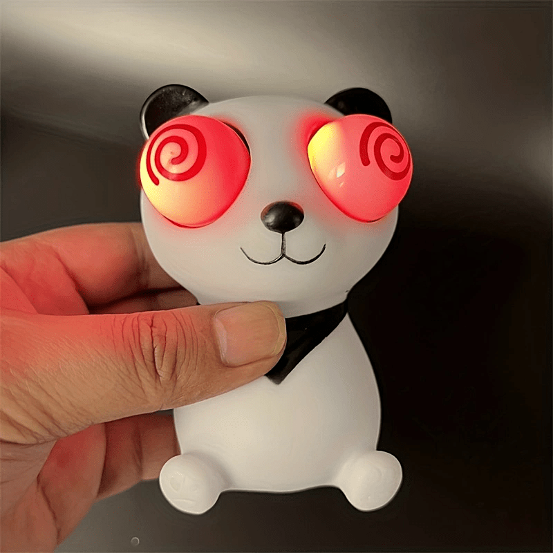 Panda Decompression Squeeze Toy Exploding Eyed Finger Toy