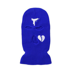 Love Pistol Knitted Hat Embroidery Street Cycling Mask Warm Wool Knitted Hat
