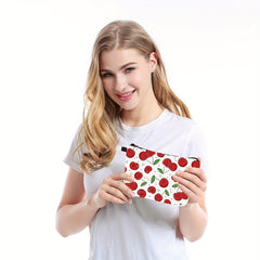 Cherry Printed Makeup Bag Waterproof Toiletry Storage Bag