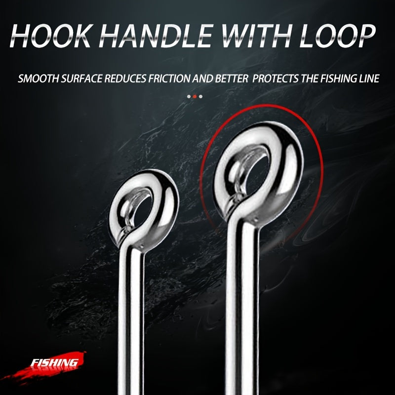 30pcs 1 0 1 High Carbon Steel Octopus Hooks Barbed Fishing Hooks Fishing Tackle