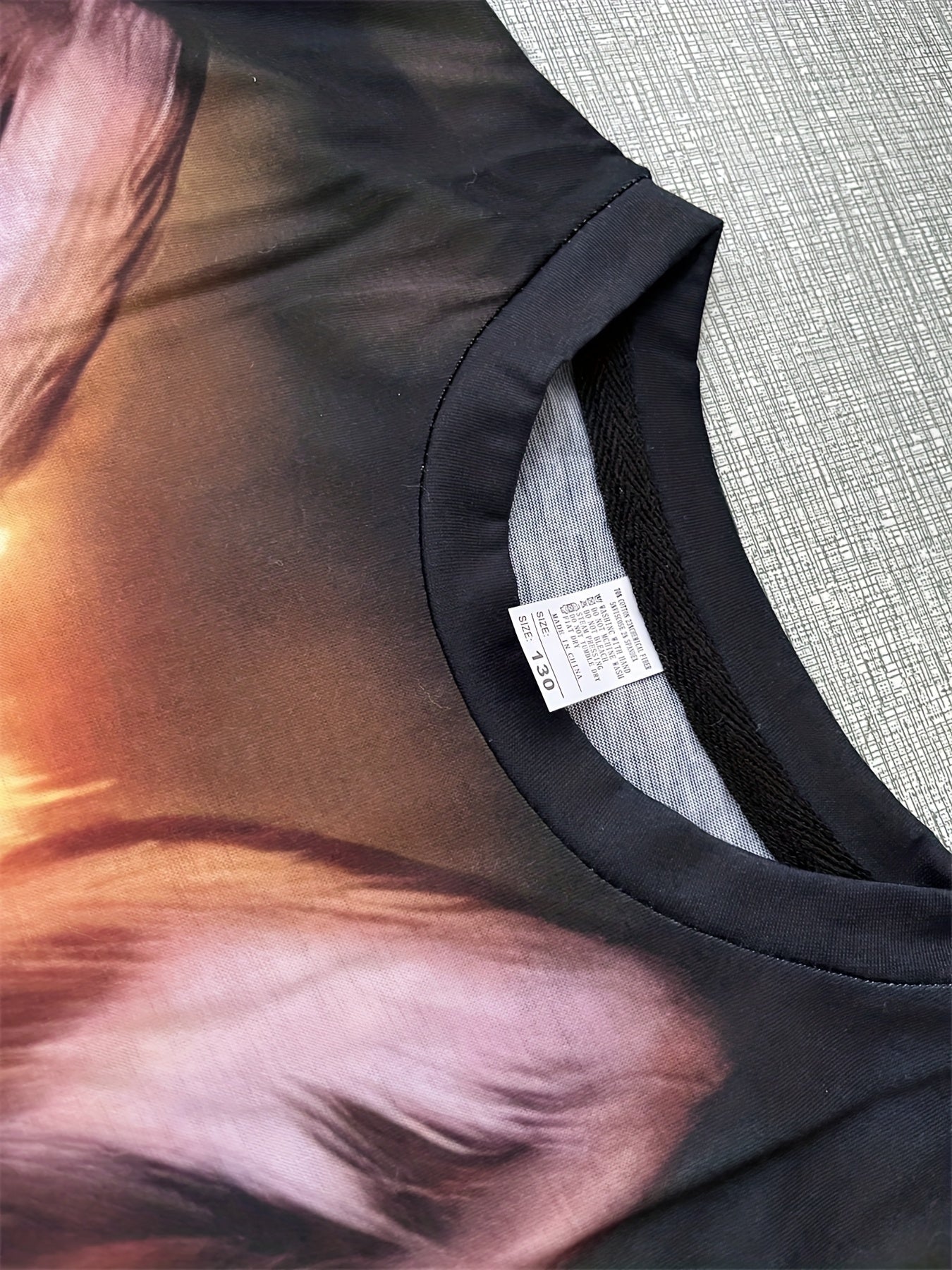 Girls Fox Graphic T Shirt 3D Print Short Sleeve Tee