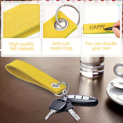 20 Pack Felt Keychains Pendants Crafts