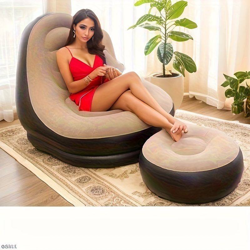 Portable Inflatable Sofa for Outdoor Home Use