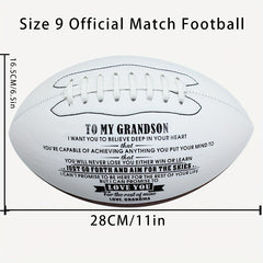 American Football Gift For Grandson Size 9
