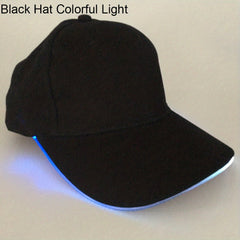 LED Light Up Baseball Cap Glowing Hat for Party Hip hop Running