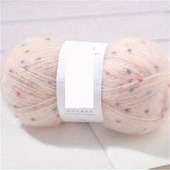 1pc Mohair Yarn Crochet Hand Knitted Thread Plush Wool Yarn DIY Scarf